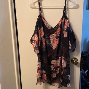 Torrid Cold Shoulder Blouse